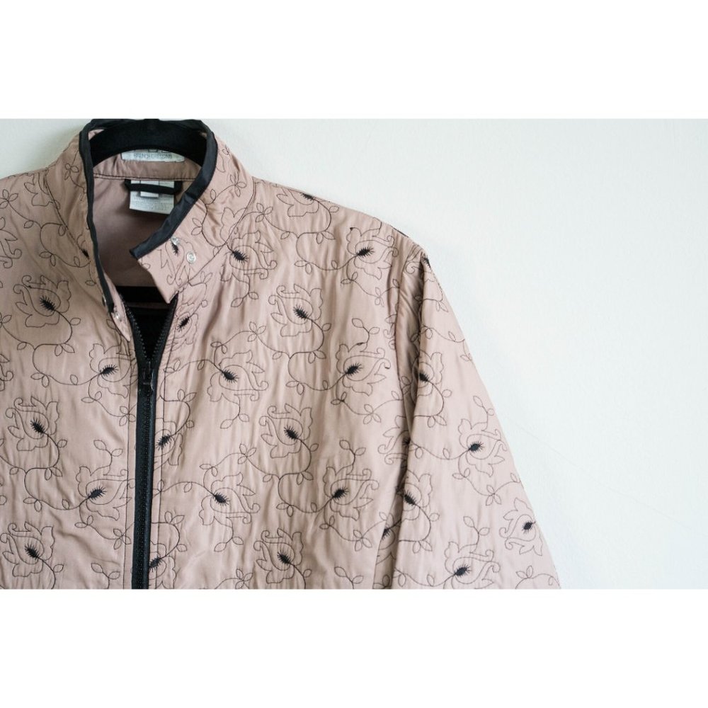 Flower Embroidered Spring Jacket - Picture 2 of 5